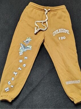 ✨Civil Regime Tan ‘Rebel Youth’ Jogger Sweatpants✨